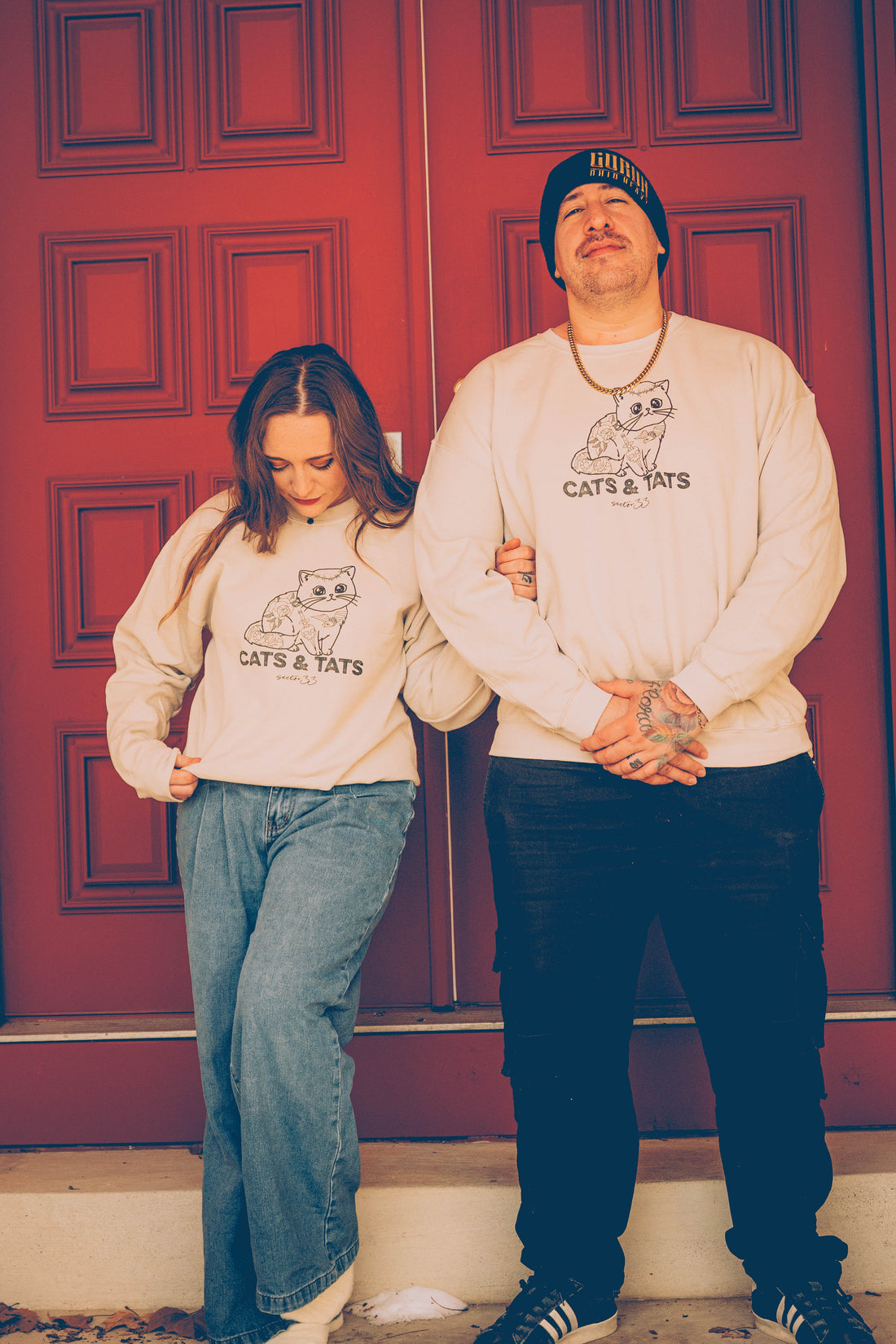 Cats & Tats Graphic Crewneck