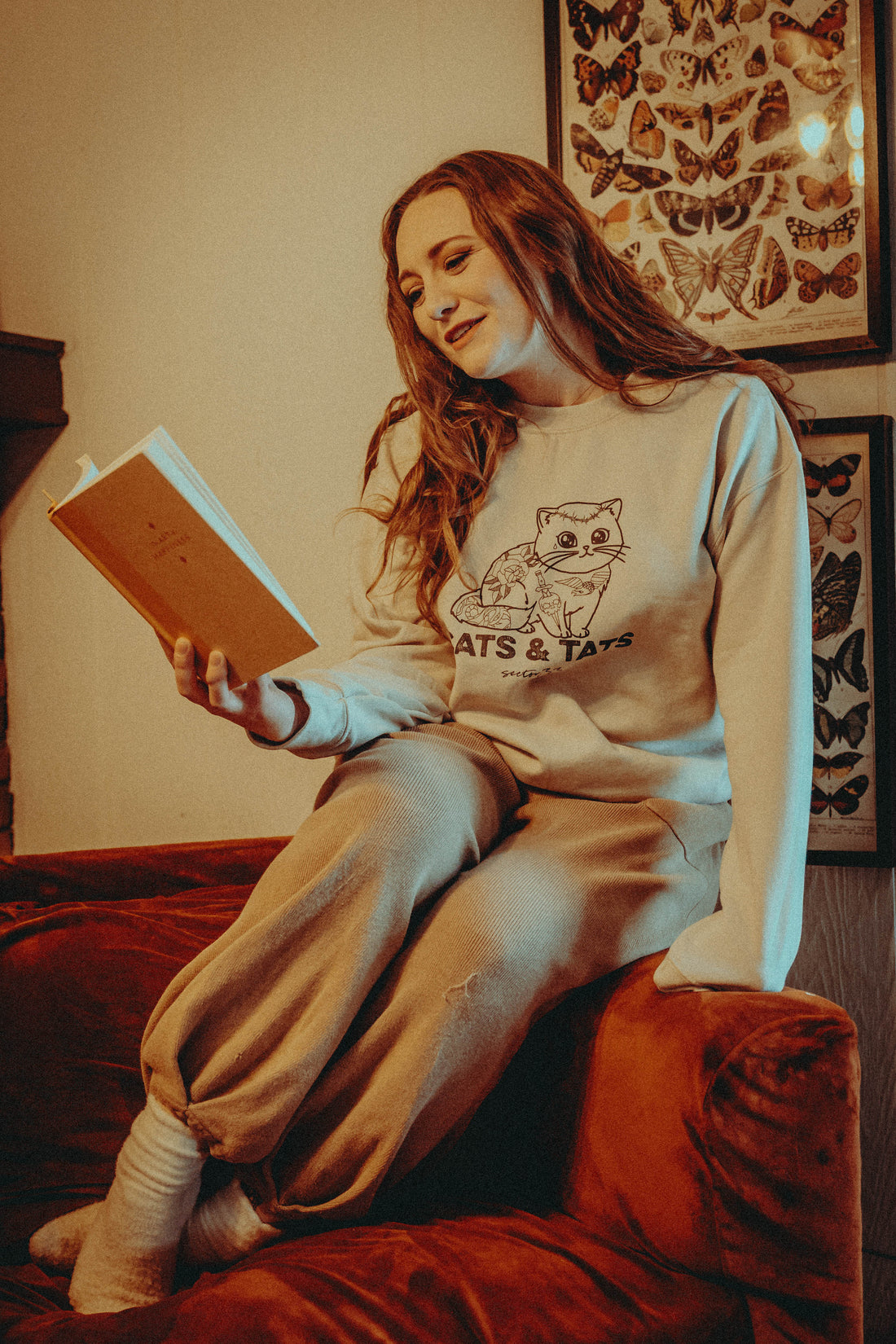 Cats & Tats Graphic Crewneck