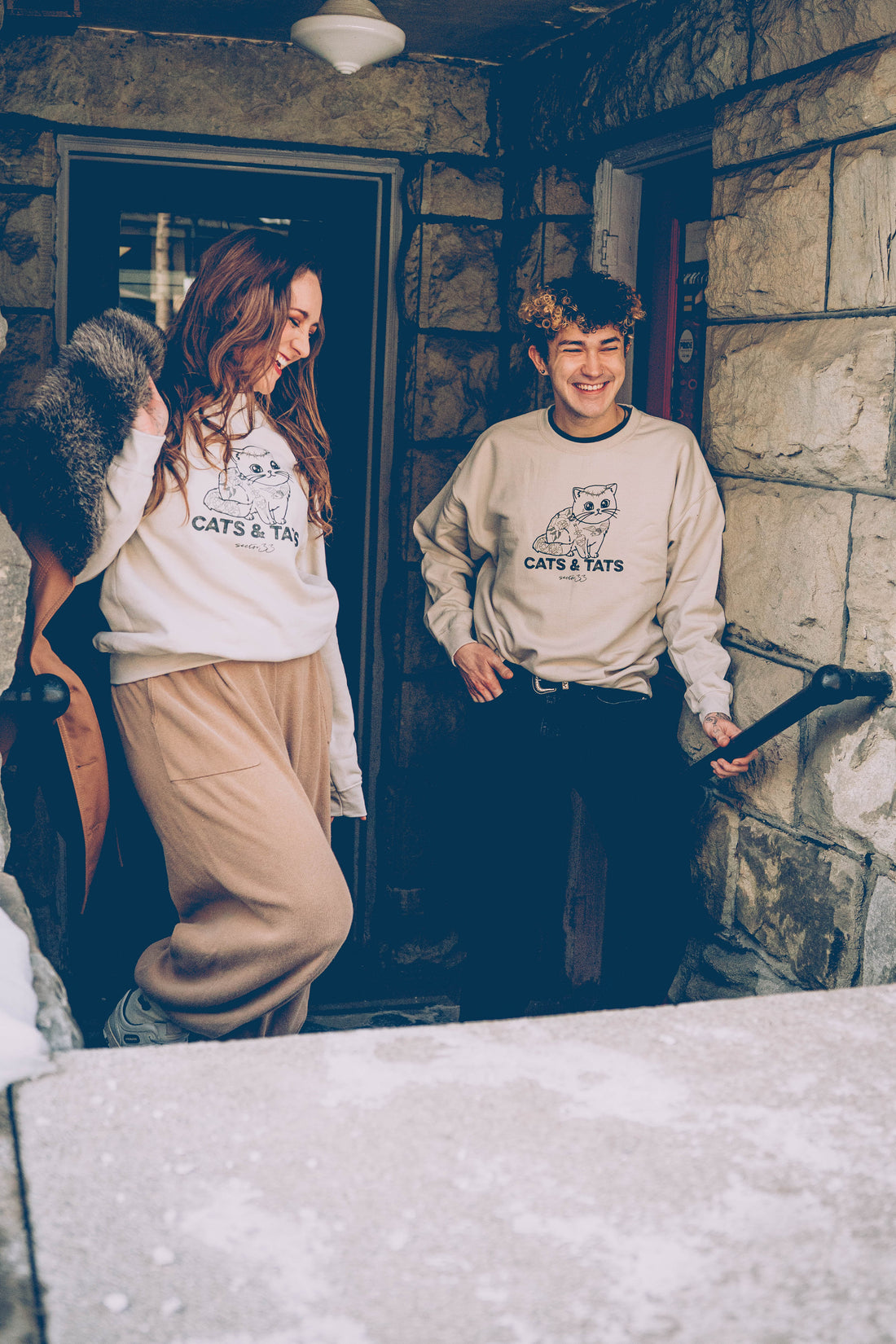 Cats & Tats Graphic Crewneck